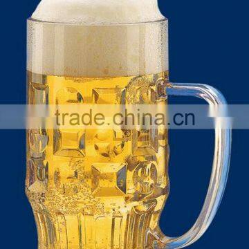 Food Grade Clear Glass Cup Beer With Cold Color Changing Design photo-3