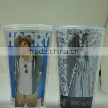 2017 Trending Products Plastic Tumbler With Customized Logo photo-2