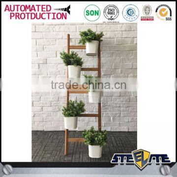 Steelite Garden Wood Flower Rack Flower Display Shelf photo-4