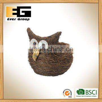 Natural Rattan Bird Shape for Garden Planting/decoration/storage Planter photo-2