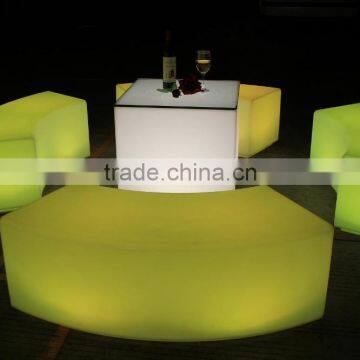 Night Club Lighting Illuminated Led Cube Table 80*80*80cm photo-2