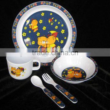 melamine 5pcs kid set