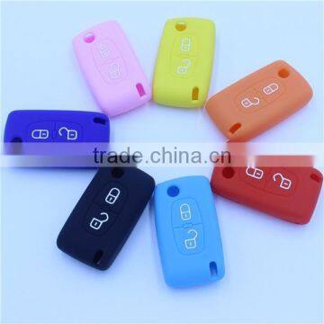 Silicone Rubber Remote Key Case, Key Cover for Citroen Peugeot ,307,308(2 Buttons) photo-5