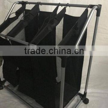 FACTORY SALE!!! Hotel and Home Usage Triple Laundry Sorter Without Ironing Board/3 Lift-off Fableable Landry Sorter