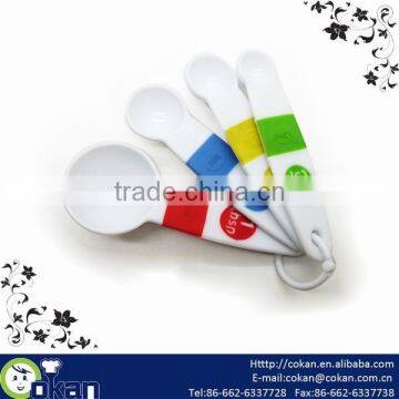 Kitchen Eco-Friendly 4pcs Plastic Measuring Spoon Set CK-S133