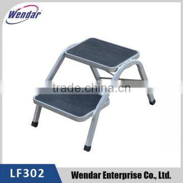 2 steps steel stool with 150kgs load capacity