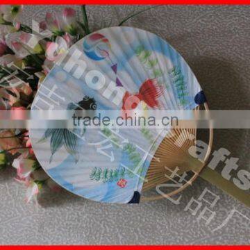 Beautiful and Cute Bamboo Paper Japanese Fan photo-6