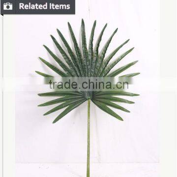 Artificial Palm Tree Leaves Autumn Leaves for Tree Building Artificial Big Green Leaves photo-2