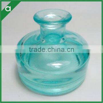 Light Painted Round Shape Diffuser Glass Bottle