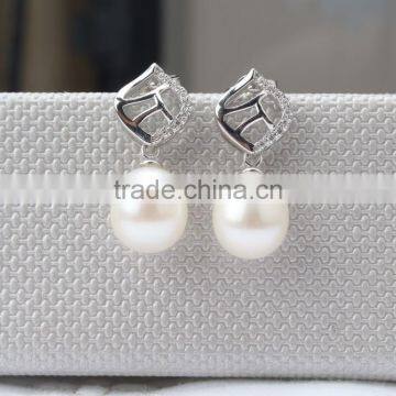 925 Silver Pearl Pendant and Earring photo-5