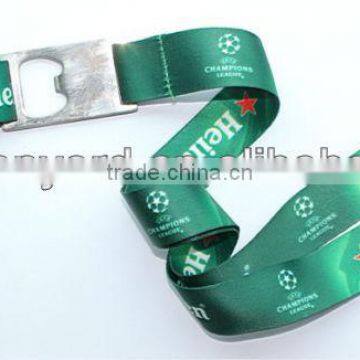 sublimation printed lanyard with bottle opener