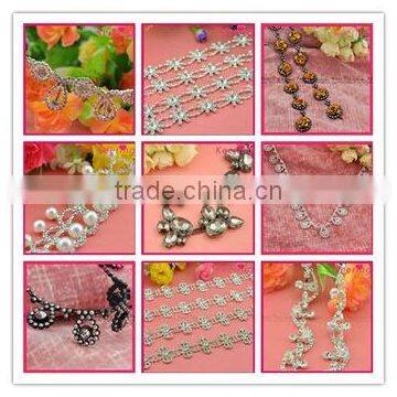 Silver Roll Rhinestone Cup Chain for Decoration WRC-312 photo-4