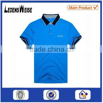 Hot-sale China factory-made short sleeved blue mens wholesale custom t-shirt printing