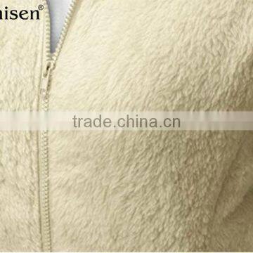 Fashion Design Wholesale Women Custom Sherpa Fleece Jacket photo-3