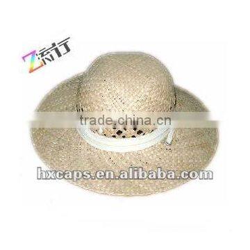 Promotional summer custom straw hats for ladies