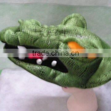 plush crocodile hat ,Cartoon animal hat,party hat