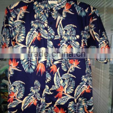 Men's printed Hawaiian shirt P56