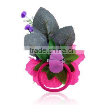 Candy Color Fabric Flower&leaf Brooch for Garment Decoration,Costume Jewelry Flower Dancing Brooches photo-5