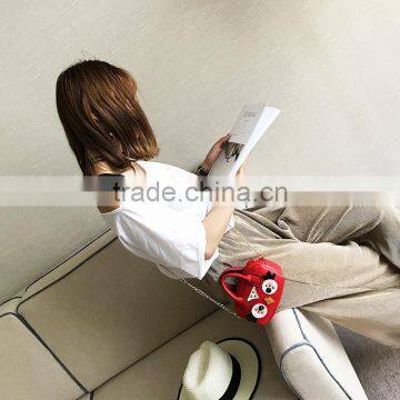 Sweet Girls Fashion Sling Long Strap Handbags One Pink Bag photo-2