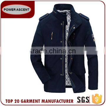 Mens 100% Cotton Garment Wash Denim Jacket