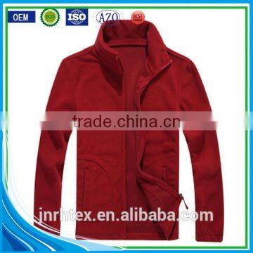 Fashion Design Long Zipper Men Hooded Fleece Jacket
