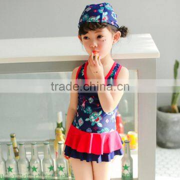 S60568B Newest Girls Bikini Princess Swimsuit Children Swimwear photo-3