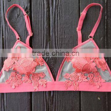 Runwaylover 5512 Sexy Ladies Embroider Sexy Lace Bra photo-4