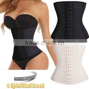 Women Waist Trainer Super Stretch Steel Bone Hot Body Shaper Waist Cincher Control Corset Slimming Belt Tummy bustiers