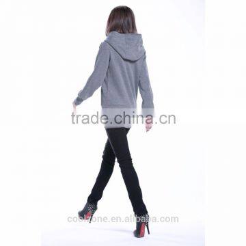New Arrival Women Full Zip up Hoodie Fashion Winter Hoodies Sweatshirt Coat 2016 photo-4