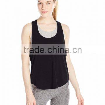 Girls' Fancy Fashion T-shaped Tank Tops Black Tank Top Women Sports Yoga Wear photo-2