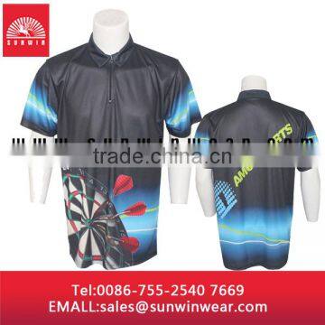 Custom Design Dry Fit Sulimated Polo Shirts Fishing Jersey