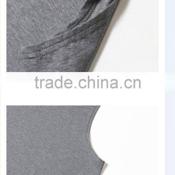 Customized Blank Gym Cotton Singlets for Men T13355 photo-5