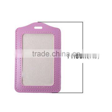 Wholesale Pink VerticalPolyurethane Custom Necklace ID Cards Badges Holders photo-2