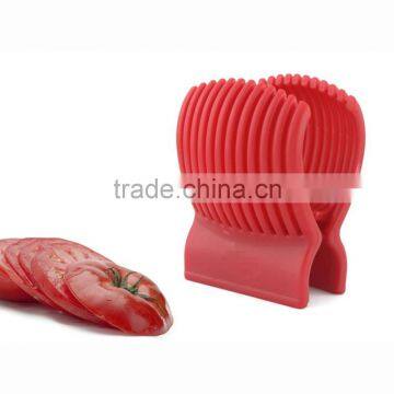 Good Quality Onion Fruit Vegetable Cutter Tools Tomato Holder Slicer Guide Potato/Onion Holder Cutter Shredders Slicers KC1133 photo-2