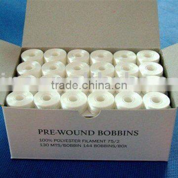 Prewound Bobbin thread