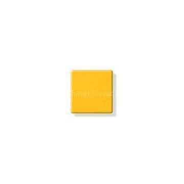 Gloss (1500grit without wax ) Yellow Corian 100% Acrylic Solid Surface Panel 3050 * 760mm