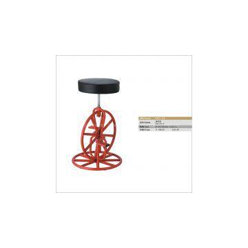 modern wheel shape bar stool counter stool