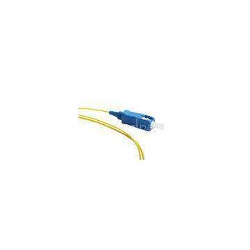 OFNP Fiber Optic Pigtail Single Mode 9 / 125 0.9mm  SC Fiber Patch Cord