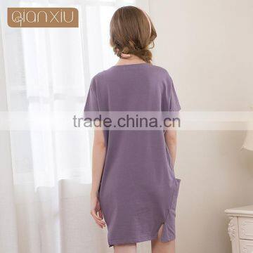 Many Years Factory Qianxiu Casual Style Home Maternity Dress photo-3