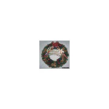 artificial Christmas wreath