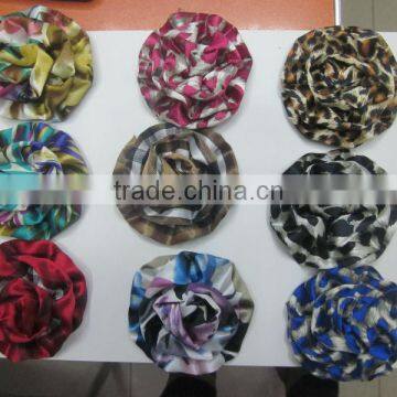 2014 hot style soap fabric rose flower hair jewelry