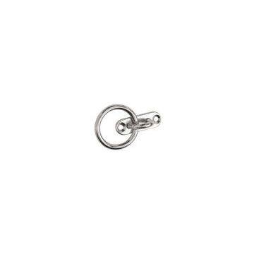 Stainless Steel Rigging Hardware - Oblong Pad Eye With Ring
