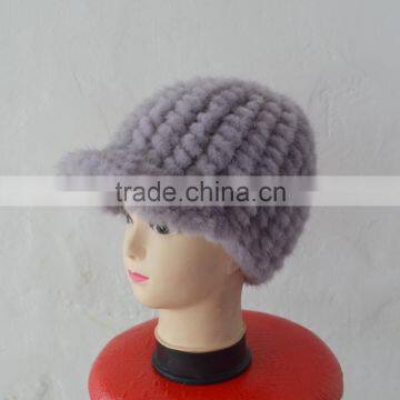 SJ925-01 New Design Winter Fashionable Popular Cute Real Fur Hats Woman