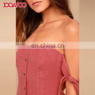 Woman Sexy Clothing off Shoulder Fashion Short Ladies Dress Summer Mini Dress photo-3