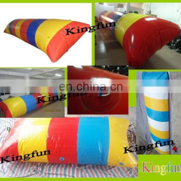 Colorful inflatable water blob for jumpoing playing