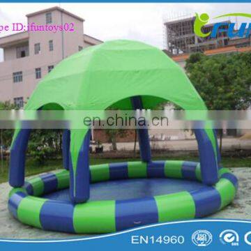 inflatable swimming pool cover/inflatable pool tent