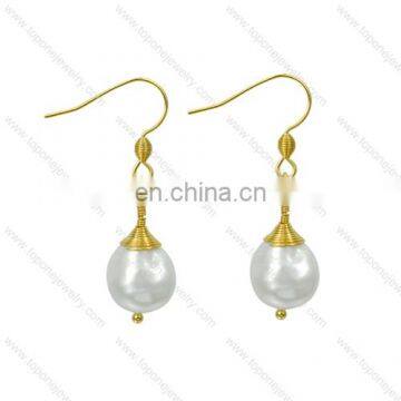 most popular beautiful freshwater pearls earrings for girls