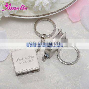 AR13 steel rule design zinc alloy keychain