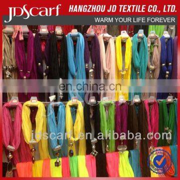 Scarf Necklaces Super Thin 100% Polyester Scarf Necklaces