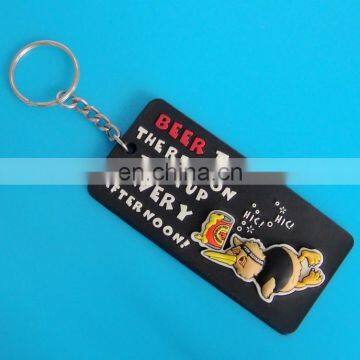 custom3d pvc bear kleychains, advertisement promotion keychains